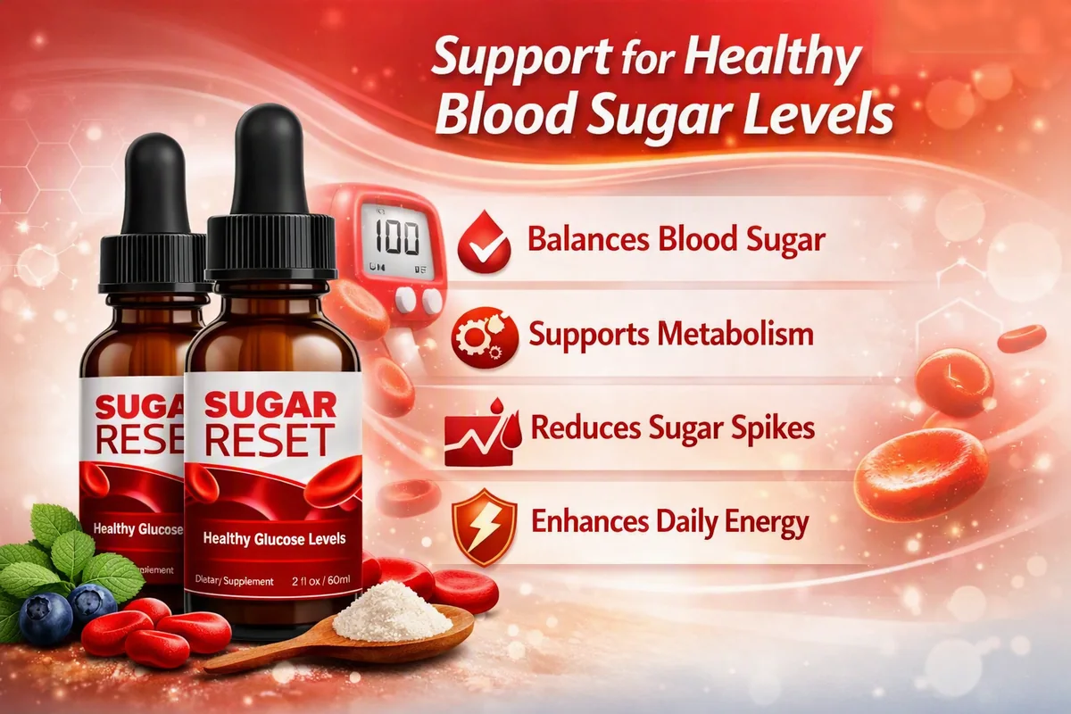 Sugar Reset how it works — the supplied brand infographic